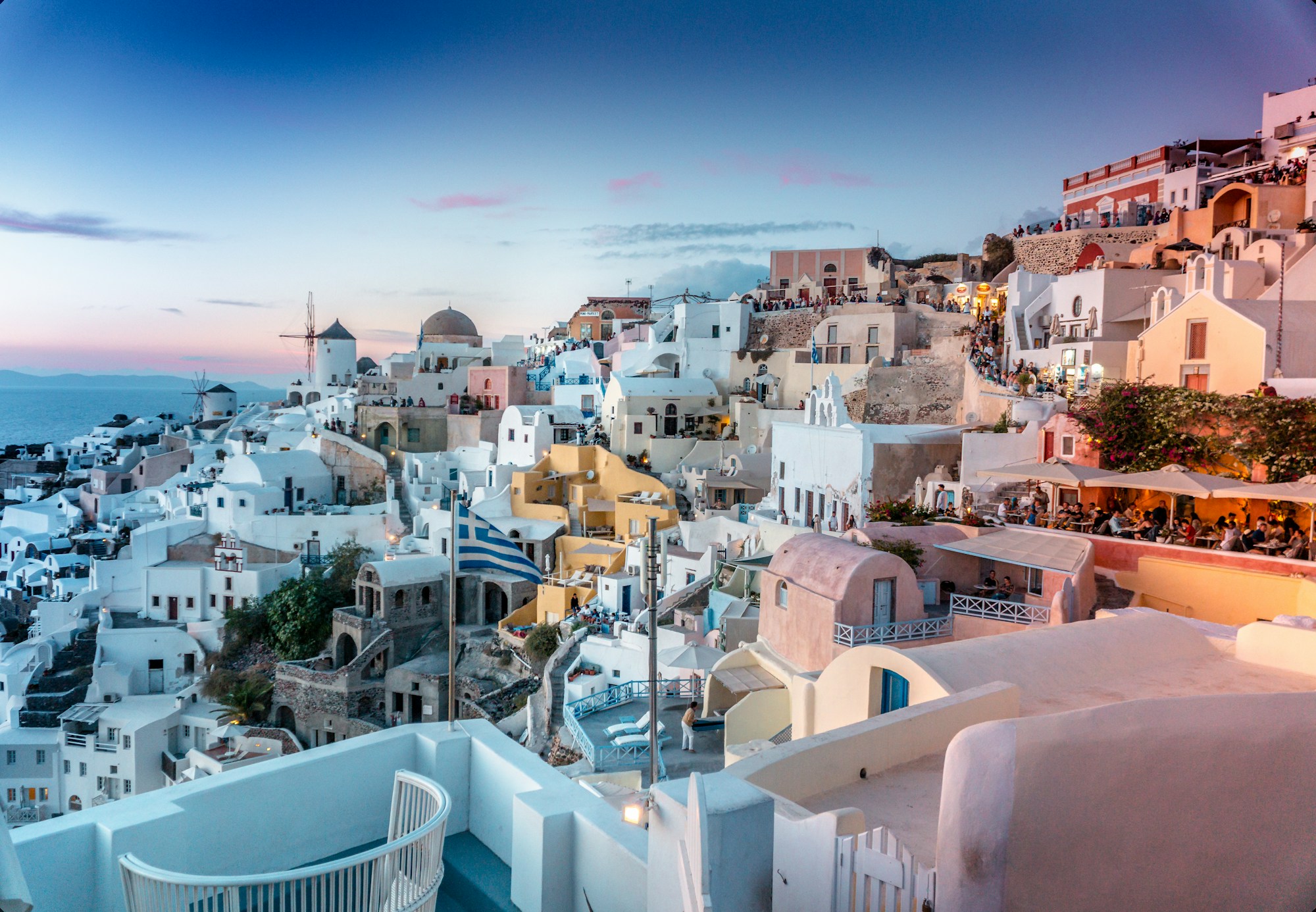 Santorini: Blue Domes & Golden Sunsets